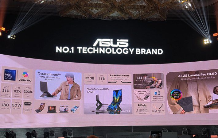 spesifikasi ASUS Zenbook DUO UX8407AA