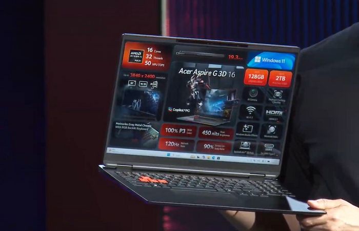 Acer Aspire G 3D 16 Hadir dengan Teknologi 3D Tanpa Kacamata
