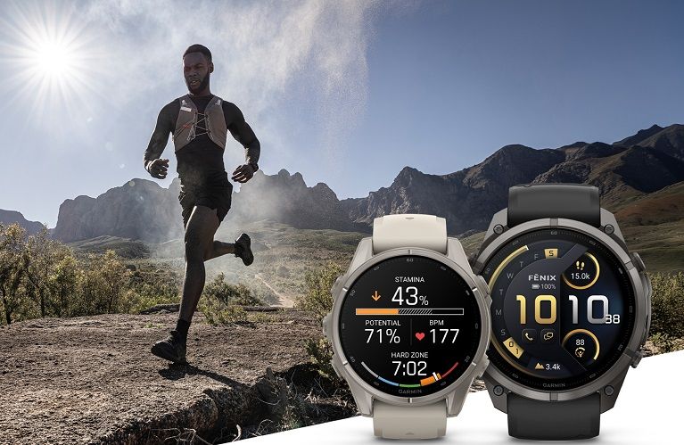 Garmin fēnix 9 Pro Bawa Titanium dan AMOLED 3.000 Nits